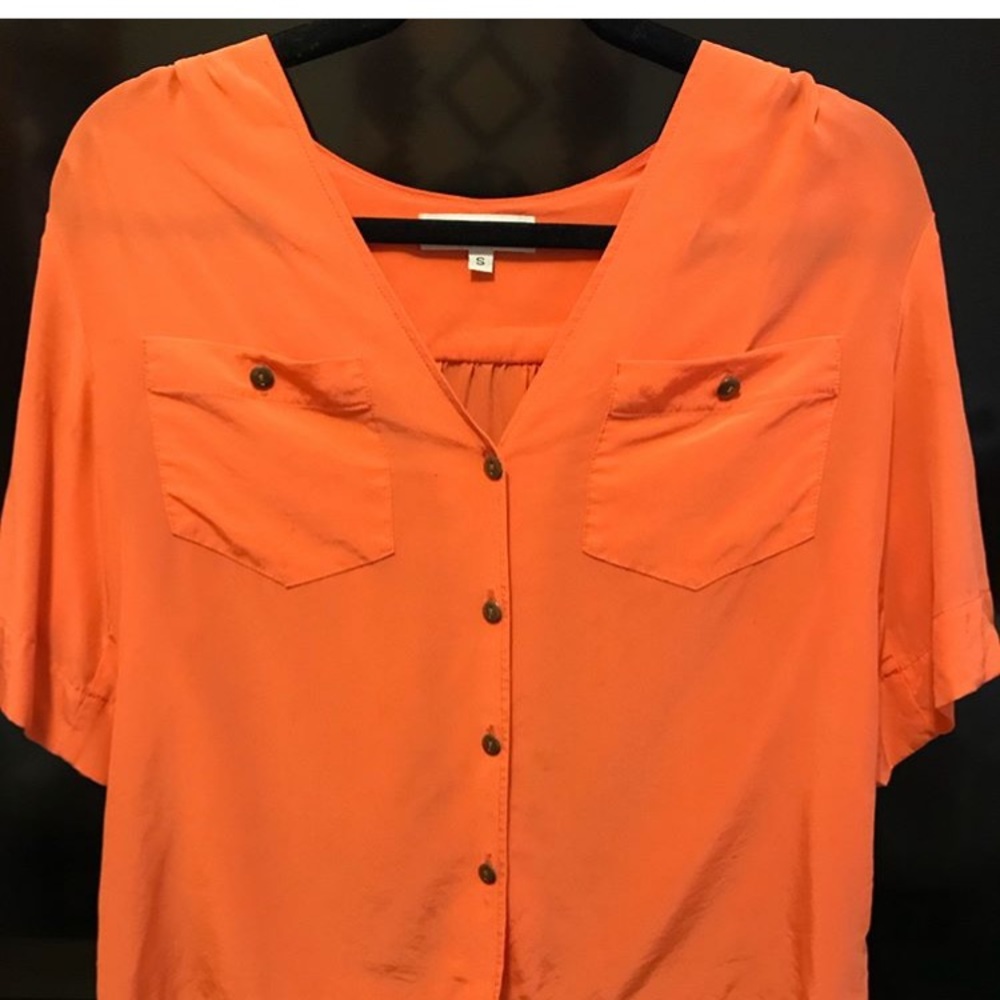 amanda uprichard silk blouse top